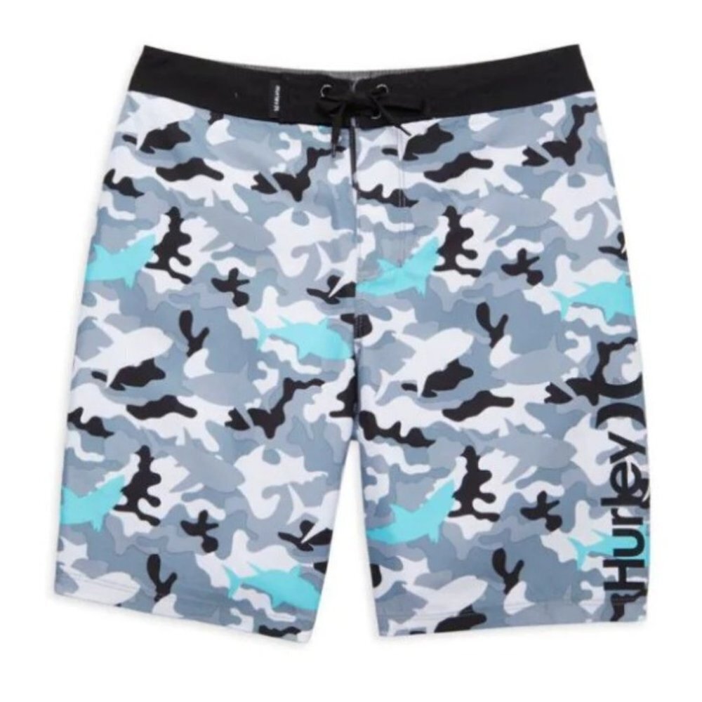 Hurley Kid's Camo Swim Shorts - 20/30